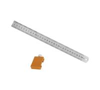 Regla de marcado de aluminio resistente, herramienta de medición de carpintería, diseños para hacer muebles y ajustes detallados de carpintería, regla de marcado ajustable con bloque