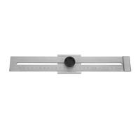 Regla de marcado de carpintería de 0-250 mm, herramienta de marcado de acero al carbono de precisión de 0,1 mm con perilla ajustable para una medición precisa