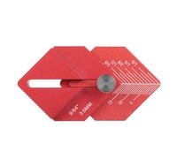 Regla de marcado HUIOP Regla de medición para carpintería, herramientas de carpintería, acabado de trabajos, multiherramienta para medir y marcar desplazamientos cortos, regla de marcado mecanizada po