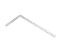 Regla de medición de acero inoxidable en forma de L regla de ángulo derecho 1 2 mm espesor plantilla de diseño herramienta 90 grados encuadre regla cuadrada
