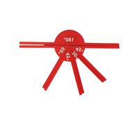 Regla de medición de ángulos profesional, multiuncional, herramienta de medición de ángulos, herramienta de enseñanza de matemáticas, ayuda para dibujo técnico, herramienta de dibujo de ingeniería