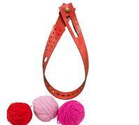 Regla de medición de cuero - Medidor de muñeca para envolver, herramienta de almacenamiento de marcadores con material duradero, accesorio de manualidades con diseño portátil para tejer a ganchillo