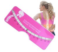 Regla de medición de escoliosis - Escoliómetro de acrílico 0 - 30 ° | Herramienta de evaluación portátil y reutilizable | Instrumento de detección de columna vertebral | Preciso, ligero y fácil de