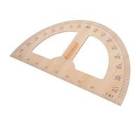 Regla de medición de madera, material didáctico, tablero triangular grande for herramientas de instrucción en el aula, geometría(1)