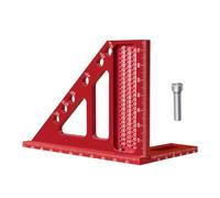 Regla de medición de múltiples ángulos, transportadores cuadrados de aluminio para carpintería, herramienta de alta precisión para ingenieros y carpinteros, regla cuadrada
