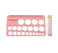 Regla de Medición de Pezones para Madres, Precisa y Flexible, Herramienta de Medición de Brida de Silicona con Cinta Suave de 1,5 M, Garantiza un Ajuste y Comodidad Adecuados