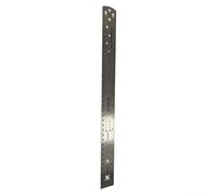 Regla de medición de radios fácil de usar hecha de acero inoxidable para precisión de 34 cm de longitud