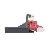 Regla de medición de sierra circular de mesa, aleación de aluminio, herramienta manual versátil, herramientas de mesa de sierra, para silvicultura, leñería, aserradero, jardinería, trabajos de corte