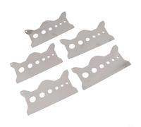Regla de medición de tornillos, kit de calibre de acero de 1 a 100 mm, guía en espiral para diámetro y paso, escala transparente resistente al desgaste, para ingenieros y talleres de bricolaje