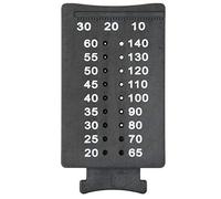 Regla de Medición del Cortador de Gutapercha, Escala de Medida de Endodoncia, Herramienta Dental de Escala de Medida de Endodoncia