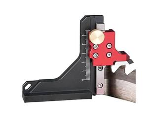 Regla De Medición Para Sierra De Mesa - Herramienta De Medición De Profundidad De Enrutador De 12,3 X 2 X 9 Cm | Medidor De Altura Portátil Para Carpintería De Aleación De Aluminio, Para Podadoras De
