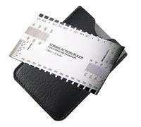 Regla de medidor de acción de cuerda, herramienta de configuración de medidor de altura de guitarra para bajo eléctrico y guitarra acústica