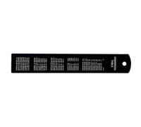 Regla De Metal Con Metric & British Scale Simple Diseño Para Ingenieros Y Diseñadores Ruler De Metal
