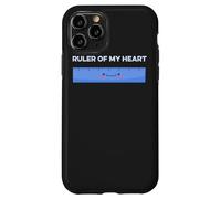 Regla De Mi Corazón Lindo Kawaii Matemáticas Pun Geometría Aritmética Carcasa para iPhone 11 Pro