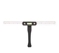 Regla De Microblading Para Plantilla De Cejas, Mango Antideslizante, Material De Acero Inoxidable, Plantilla Para Moldear Tatuajes De Cejas Para Studio(Ⅱ (Regla de libélula del medidor de nivel))