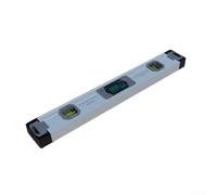 Regla de nivel digital de 400 mm, inclinómetro Dualaxis, medidor de ángulo electrónico con pantalla táctil, cuerpo de aluminio, base magnética, interruptor multiunidad, alarma de pitido para