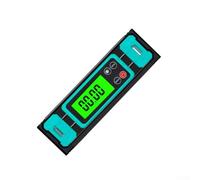 Regla de nivel digital electrónica con pantalla LCD grande y base magnética para una evaluación precisa del ángulo en ingeniería y montaje (200 mm)