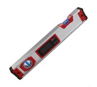 Regla de nivel digital electrónica Medidor de pendiente de aleación de aluminio Precisión de 0.05 ° Pantalla retroiluminada Retención de datos para construcción carpintería (400 mm)