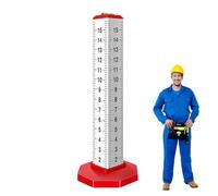 Regla de nivelación de techo | Escala graduada de albañil: regla de posicionamiento de nivel, reglaa de elevación horizontal, herramienta manual para padres y hombres