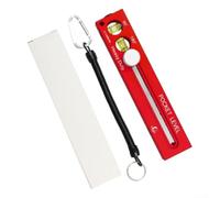 Regla de para nivel de Aluminio 3 Funciones Magnética Regla de(Red) | 3 en 1: medidor de profundidad, regla deslizante y para nivel de burbuja, para ideal para carpintería y bricolaje