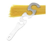 Regla de pasta - Regla de medición de pasta de acero inoxidable de 4 agujeros | Gadgets de cocina regla de pasta ayuda | Medidor de espaguetis para niños, hombres, mujeres y familias para el hogar