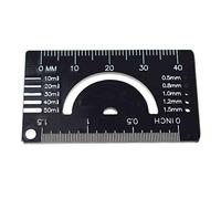 Regla de PCB de 4 cm, 15 cm, 20 cm, 25 cm, 30 cm, varios tamaños, regla multifuncional creativa de referencia PCB (4 cm)