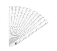 Regla de pl stico Mr. Pen de 12 pulgadas, paquete de 12, juego de reglas transparentes m tricas e imperiales, regla transparente de 12 pulgadas,