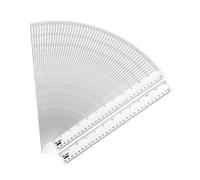 Regla de pl stico Mr. Pen de 12 pulgadas, paquete de 50, juego de reglas transparentes m tricas e imperiales, regla transparente de 12 pulgadas,