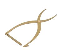 Regla de Plantilla para Cejas, Herramienta de Medición Simétrica Regla para Cejas Microblading Posicionamiento de 3 Puntos para Salón para Tatuajes de Delineador de Ojos (GOLD)