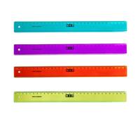 Regla de Plástico Liderpapel con Base Biselada 30 cm