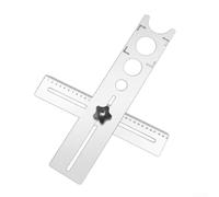 Regla de Posicionamiento para Azulejos 40cm para acero Inoxidable para herramienta Perforación Medidor Óptico Ajustable Baño Cocina