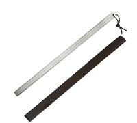 Regla de precisión de acero, herramienta de construcción resistente, herramienta de medición de precisión para dibujo técnico y carpintería, regla de acero resistente a la erosión