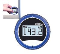 Regla de rodillos eléctricos - Medidor de distancia digital de 5,4 x 1,7 cm, herramienta de medición portátil, regla electrónica de mano con pantalla LCD | Unidad de medida compacta para la