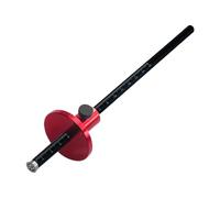 Regla De Rueda De Madera - Precisión Ajustable De Aleación De Aluminio, Indicador De Marcado Paralelo De Carpintería, Herramienta De Marcado Lineal Profesional, Accesorio | Guía De Corte De Paneles Pa