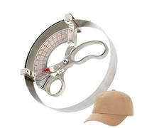 Regla de sombrero, medidor de circunferencia de la cabeza, herramienta de tamaño interior, diseño ligero, material flexible, marcas claras, fácil de usar, ajuste preciso, perfecto para coser, tejer