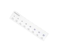 Regla de tamaño profesional con marcas de calibración para diamantes redondos ovalados cuadrados, accesorio de medición de tamaño de boda