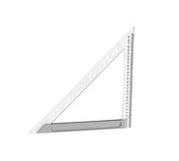 Regla de triángulos de acero inoxidable de 150/200/300 mm, regla cuadrada de triángulos en ángulo recto para carpintería, matemáticas, geometría profesional
