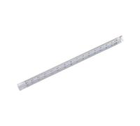 Regla de triángulos transparentes, herramientas de dibujo, herramientas de medición para estudiantes, papelería, regla de medición recta de 15 cm, regla de plástico de 15 cm, regla de triángulos