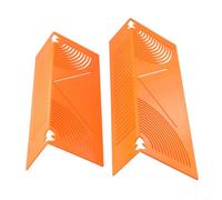 Regla de tubo cuadrado herramienta de marcado de 90 grados para dibujo de precisión en tubos cuadrados, guía de ángulo de plástico ajustable de 20-65 mm/20-80 mm con capacidad de 45 grados (20-80 mm)