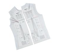 Regla de vestir para mujer, plantilla reutilizable para vestidos de varios tamaños, para diseñadores de moda y proyectos de ropa