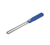 Regla deslizante con herramienta de medición para transportador giratorio de 360 grados para detección precisa de ángulo y longitud en aplicaciones técnicas y artesanales (12 pulgadas)