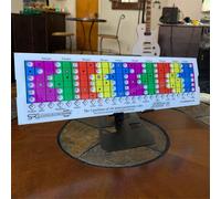 Regla deslizante de guitarra para la práctica de escalas pentatónicas, diatónicas y modales/Pentatónica