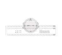 Regla deslizante ligera de alta precisión para trazado de navegación marítima de vuelo con báscula electrónica, herramienta de entrenamiento de copia de seguridad, escala de trazado de navegación