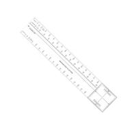 Regla deslizante ligera de alta precisión para trazado de navegación marítima de vuelo con báscula electrónica, herramienta de entrenamiento de copia de seguridad, escala de trazado de navegación