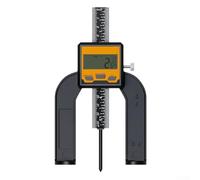 Regla digital de medición de profundidad de 0 a 80 mm con resolución de 0,01 mm para medición de altura y profundidad de carpintería, compatible con calibrador inferior de sierra de mesa, imán