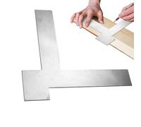 Regla en ángulo recto | Rascador de borde de pared de 90° - Medidor de ángulo de precisión para raspar pintura de albañilería carpintería colocación de pisos junta de gabinetes