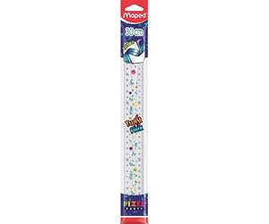 Regla Escolar Flexible Maped - REGLA Pixel Party TWISTNFLEX 30CM - Durabilidad y Precisión - Pack Escolar Completo - Maped