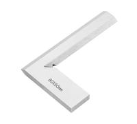 Regla escuadra de acero inoxidable de 125 x 80 mm, 160 x 100 mm, con hoja de 90 grados y ángulo ancho en forma de L, herramienta de medición con hoja de 90 grados Alta precisión(100x63mm)