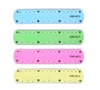 Regla flexible y suave de 15 cm, herramienta de medición transparente, herramienta de dibujo para profesores, accesorios educativos para el aula, regla de dibujo, regla de redacción transparente,