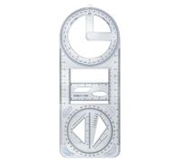 Regla Geométrica Multifuncional - Funciones Matemáticas De Ángulos Móviles, Herramienta De Dibujo Para Todo Uso | Plantilla De Dibujo Relator Accesorio De Papelería Escolar Profesional